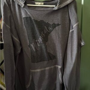 Maurices Charcoal Minnesota Hoodie